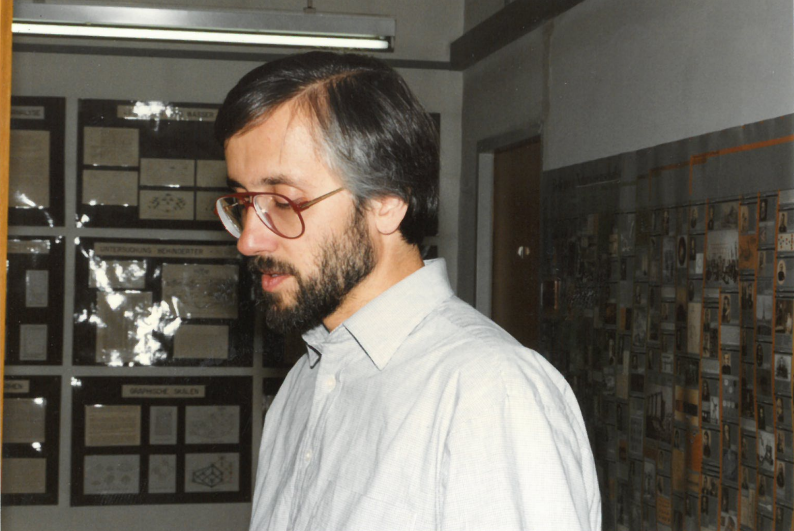 Achim in the Mathematics building