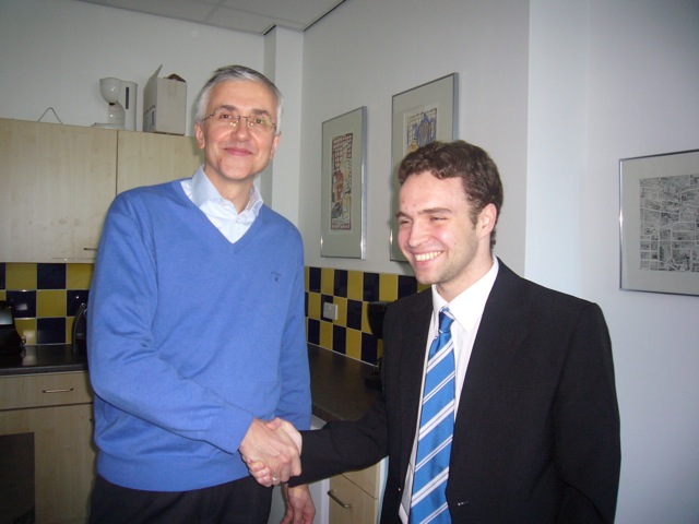 Matthew Gwynne and Achim Jung