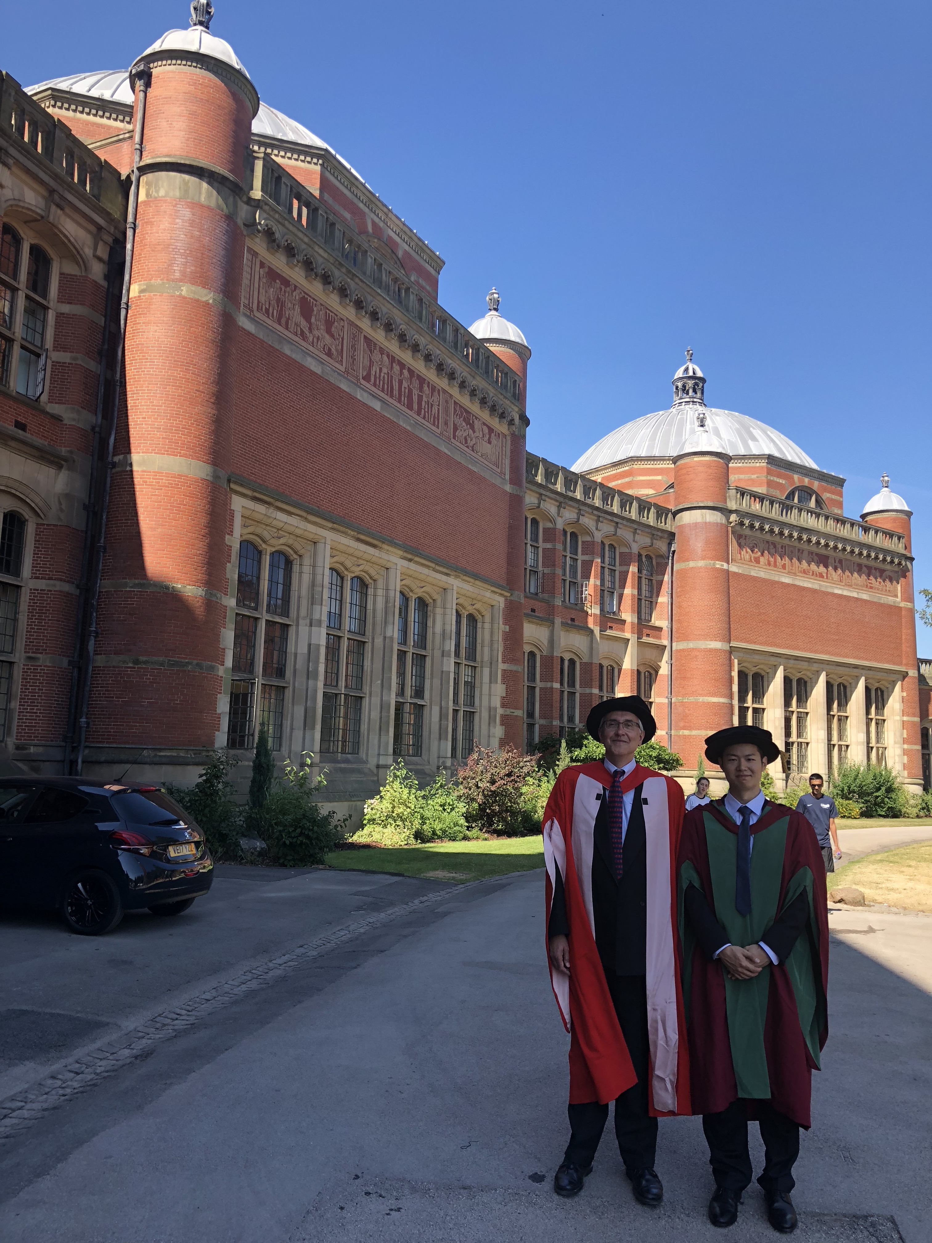 With Dr Xiaodong Jia after his graduation