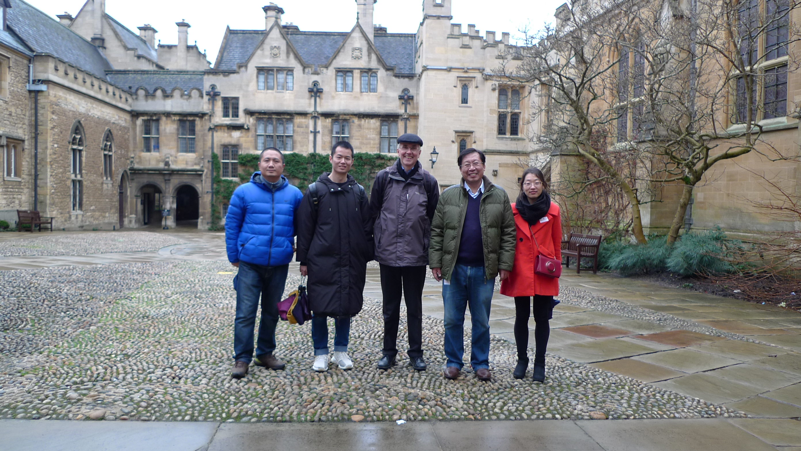 With Mingjie Cai, Xiaodong Jia, Qingguo Li, and Lingjuan Yao in Oxford