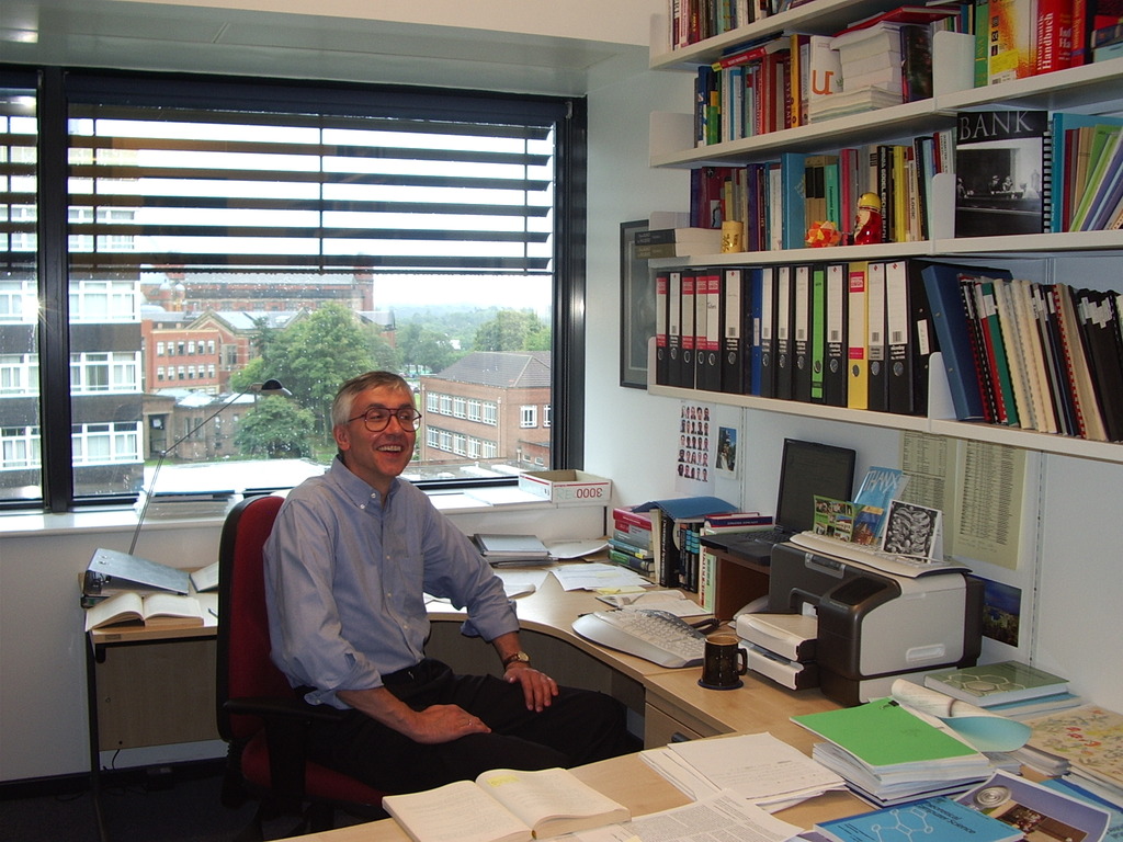 Achim Jung in his office
