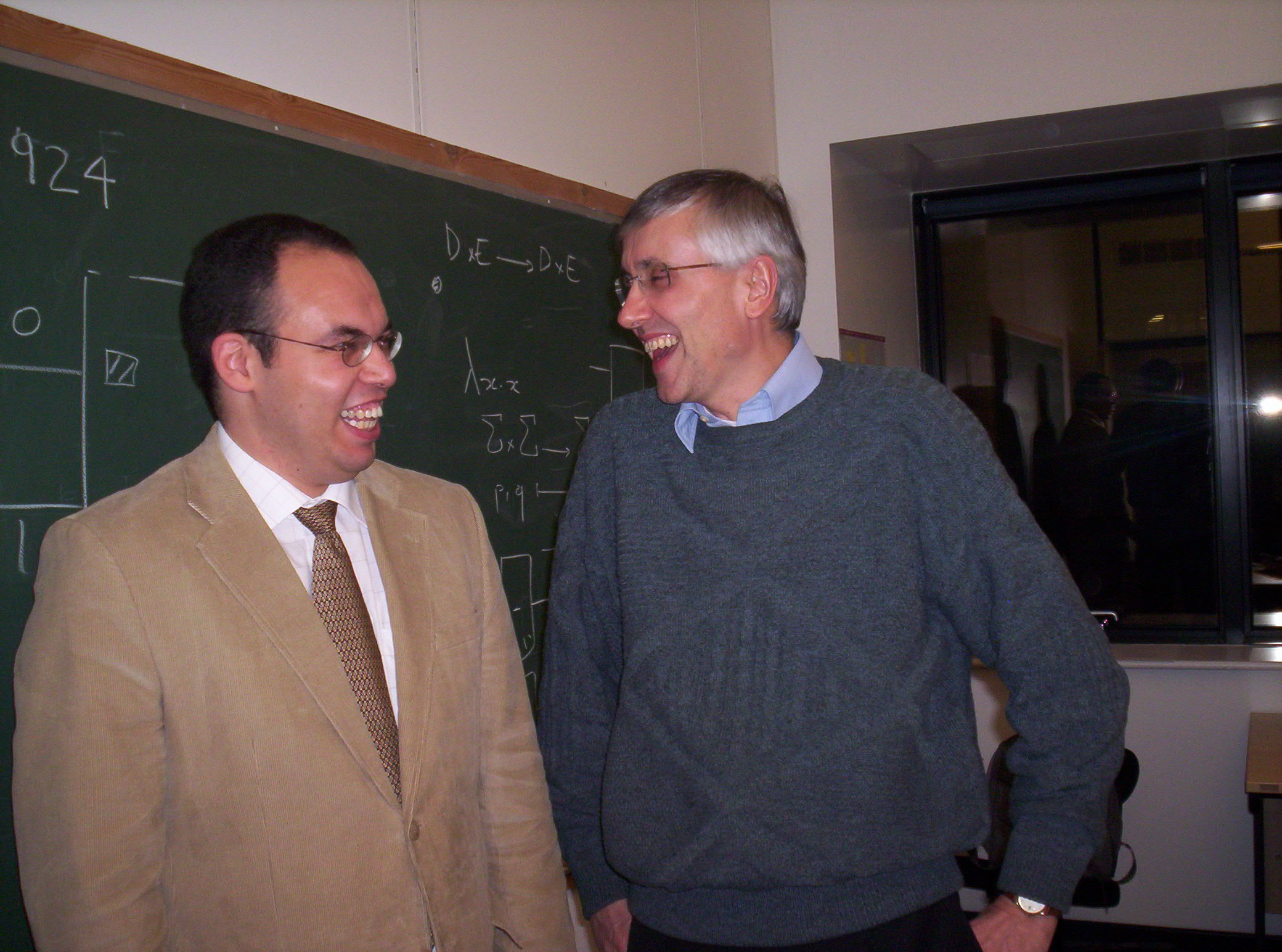 Dr Mohamed El-Zawawy and Achim Jung