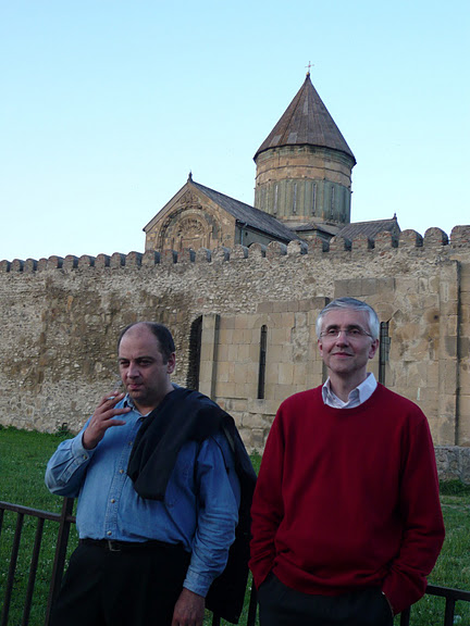 Dito Pataraia and Achim Jung in Georgia